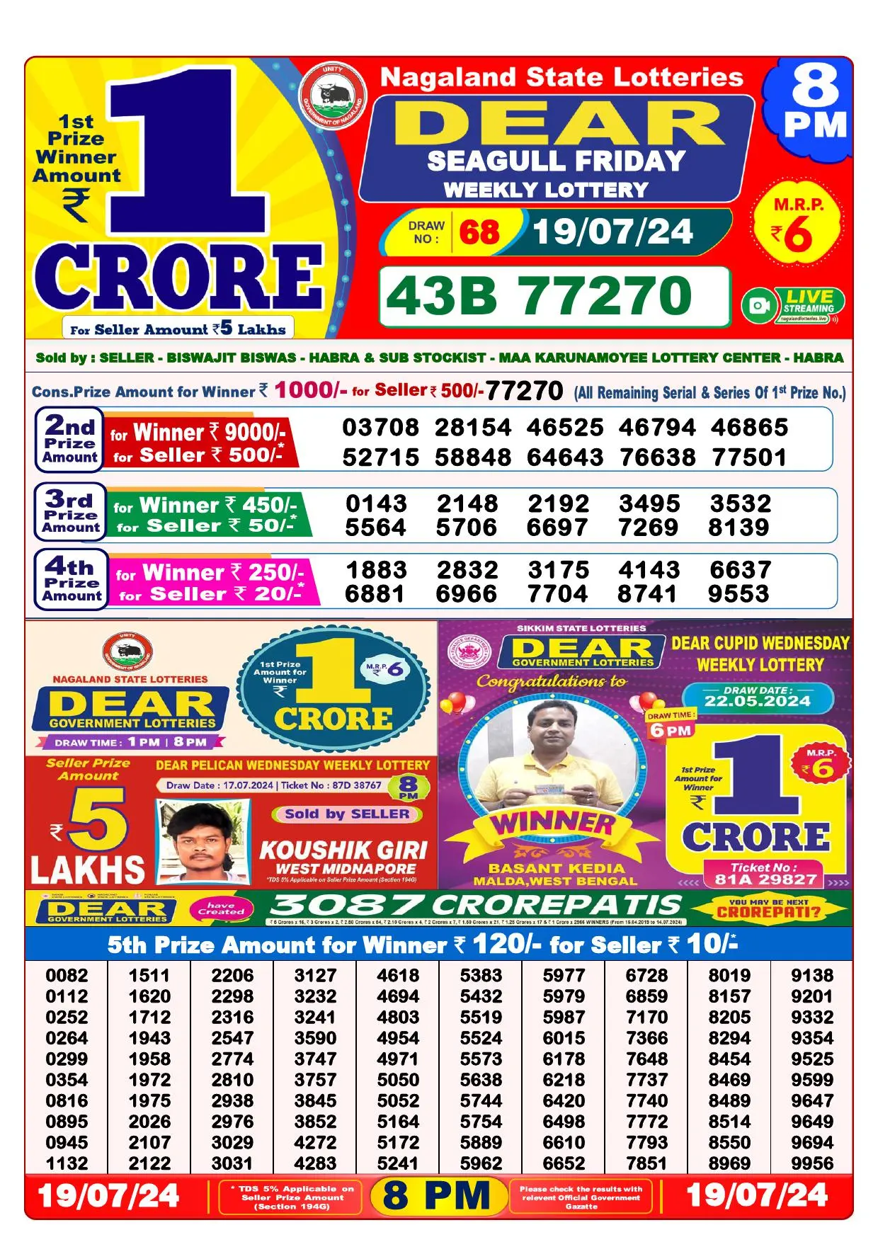 nagaland lottery today 8pm